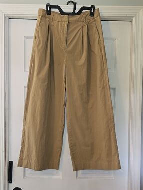 Old Navy Petite Extra High-Rise Wide Leg Trousers — Khaki/Tan
